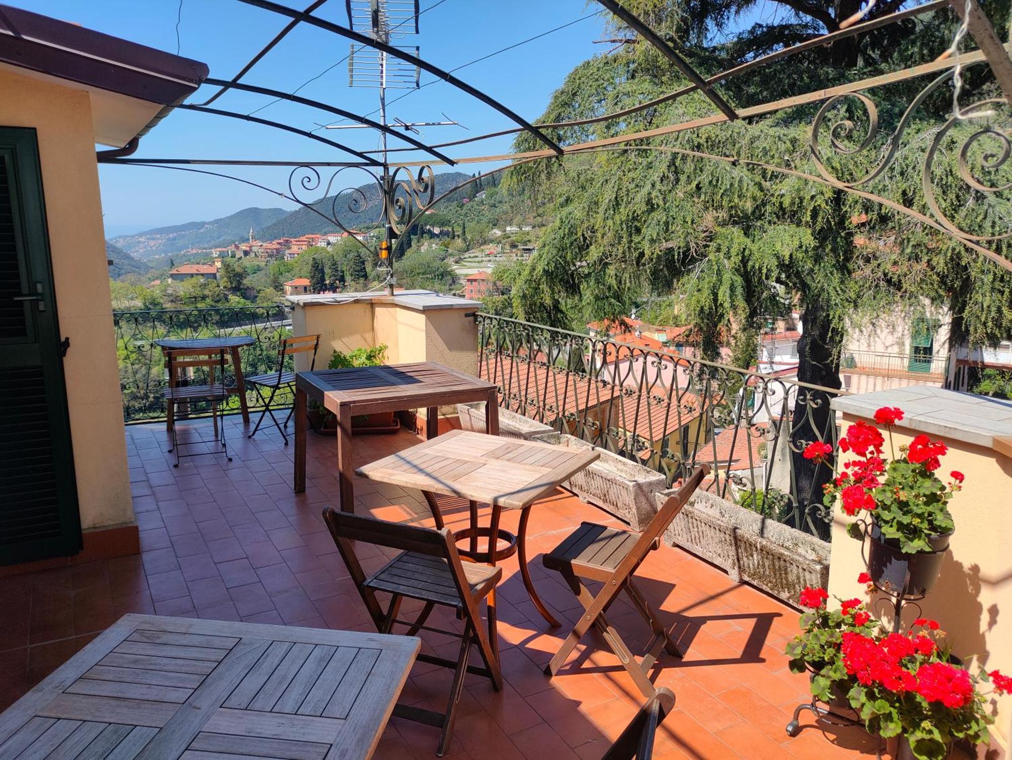 Camera Tra Le Cinque Terre, Camogli E Portofino. Vista Valle E Scorcio Mare All'Orizzonte Castiglione Chiavarese Ngoại thất bức ảnh